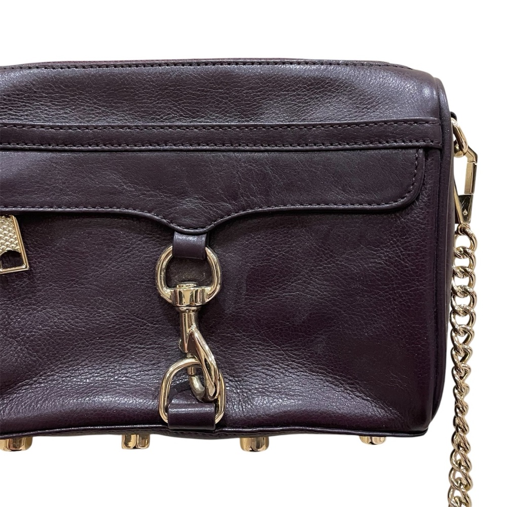 Rebecca Minkoff Mini M.A.C Crossbody Bag Dark Plum